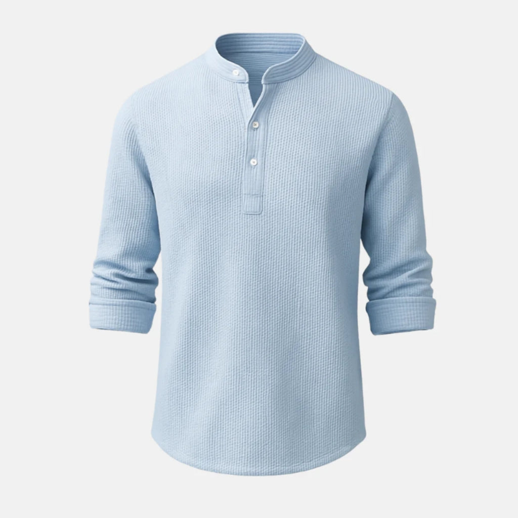 Camisa Masculina Gola Mandarim